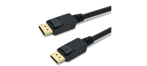 PREMIUMCORD DisplayPort 1.3/1.4 přípojný kabel M/M, zlacené konektory, 1m PREMIUMCORD DisplayPort 1.3/1.4 přípojný kabel M/M, zlacené konektory, 1m