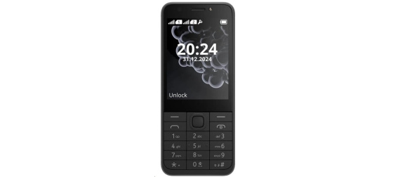 Nokia 230 Dual SIM, černá (2024), (CZ, SK, HU)