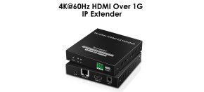 PremiumCord HDMI extender na 120m přes LAN, nekompresovaný, 4K@60Hz, přes IP
