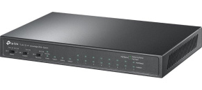 TP-Link CCTV switch TL-SL1311P (8x100Mb/s, 2xGbE, 1xSFP, 8xPoE+, 65W, fanless)