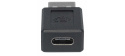 Manhattan USB adaptér, USB-C 2.0 Female na USB-A Male, černá