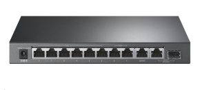 TP-Link CCTV switch TL-SG1210PP (9xGbE,1xGbE/SFP combo uplink, 1xGbE uplink, 6xPoE+,2xPoE++,123W, fanless)