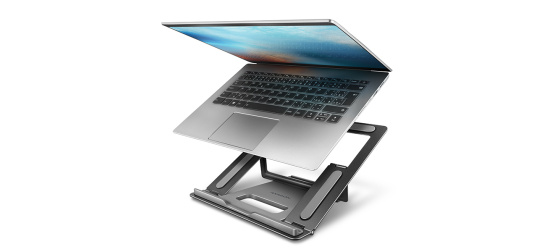 AXAGON STND-L, hliníkový stojan pro notebooky 10" - 16", 4 nastavitelné úhly