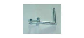 Držák antény na stožár mini, žárový zinek, délka 20cm