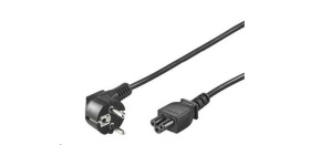 PREMIUMCORD Kabel napájecí 230V pro NTB (3pin, Schuko, trojlístek) 5m