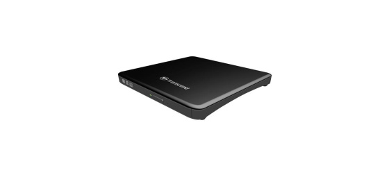 TRANSCEND externí DVD vypalovačka slim, USB 2.0, Black (+CyberLink Media Suite 10)
