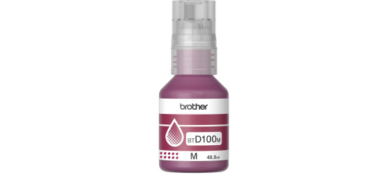 BROTHER INK BT-D100M magenta pro T23x, T43x, T53x, T73x, T93x cca 5000 stránek - INKTANK