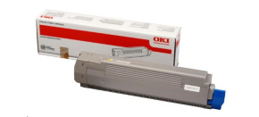 Oki Toner Žlutý do C801/C821 (7 300 stránek) Oki Toner Žlutý do C801/C821 (7 300 stránek)