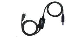 PREMIUMCORD USB 2.0 repeater a propojovací kabel A/M-B/M 10m