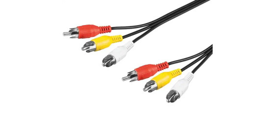 PremiumCord Kabel 3x CINCH-3x CINCH M/M 2m
