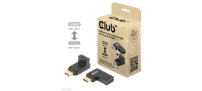 Club3D set adapterů USB-C Gen2 angled adapter set of 2, 4K120Hz, 240W, (M/F) Club3D set adapterů USB-C Gen2 angled adapter set of 2, 4K120Hz, 240W, (M/F)