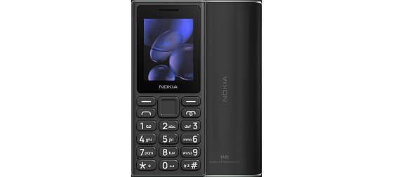 Nokia 105 Dual SIM, 2G, černá (2025), (CZ, SK, HU)