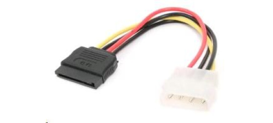 GEMBIRD Kabel SATA napájecí 15cm (interní, redukce molex 5,25"/SATA)