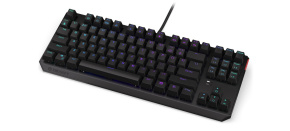 ENDORFY Klávesnice Thock TKL CZ Brown, Mechanická, USB, ARGB, černá