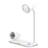 WG - Led lampička s bezdrátovým nabíjením a bluetooth speakerem WG Retro Kathie, bílá