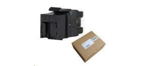 Solarix MULTIPACK 24 ks - rychlozařezávací keystone CAT5E UTP RJ45 černý SXKJ-5E-UTP-BK-NA