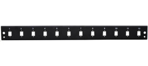 Čelo optické vany 12xSC simplex pro OPVANA1UN-BLACK