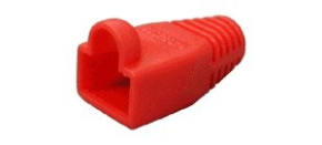 Ochrana pro konektor RJ45, snag-proof - červená, 100ks Ochrana pro konektor RJ45, snag-proof - červená, 100ks