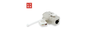 LYNX keystone STP Cat5e, samozařezávací, stříbrný
