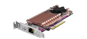QNAP QM2-2P10G1TB rozšiřující karta 1x10GbE, 2xM.2 NVMe 2280 PCIe Gen3x8 pro PC i NAS QNAP QM2-2P10G1TB rozšiřující karta 1x10GbE, 2xM.2 NVMe 2280 PCIe Gen3x8 pro PC i NAS