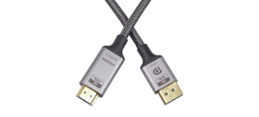 PremiumCord kabel DisplayPort 1.4 na HDMI2.1, pro rozlišení 8K@60Hz,4K@144Hz, 2m
