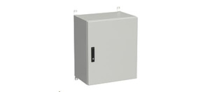 Solarix rozvaděč nástěnný venkovní LC-20 15U 600x600mm, dveře plech, LC-20-15U-66-22-G