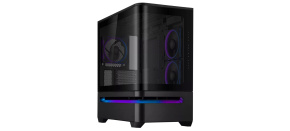 ASUS Case AP202 PRIME CASE, mATX, Průhledná bočnice, 3x 120mm ARGB Fan, černá