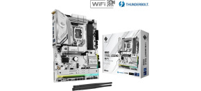 ASRock MB Sc LGA1851 B860 Steel Legend WiFi, Intel B860, 4xDDR5, 1xThunderbolt, 1xDP, 1xHDMI, WiFi, ATX ASRock MB Sc LGA1851 B860 Steel Legend WiFi, Intel B860, 4xDDR5, 1xThunderbolt, 1xDP, 1xHDMI, WiFi, ATX