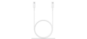 Samsung datový kabel EP-DN975BWE, USB-C -> USB-C, 1 m, bílá, (bulk)