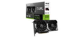 ASUS VGA NVIDIA GeForce RTX 5060 DUAL 8GB, 8GB GDDR7, 3xDP, 1xHDMI ASUS VGA NVIDIA GeForce RTX 5060 DUAL 8GB, 8GB GDDR7, 3xDP, 1xHDMI