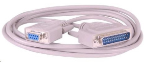 PREMIUMCORD Kabel seriový k tiskárně 9F-25M 2m PREMIUMCORD Kabel seriový k tiskárně 9F-25M 2m