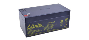 Long 12V 3Ah olověný akumulátor F1
