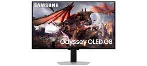 BAZAR - SAMSUNG MT LCD 32" Odyssey OLED G8 (G80SD), Smart, QD OLED UHD 4K, Rovný, AI Procesor, 240Hz, 0,03ms - Poškozený