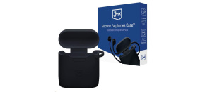 3mk ochranný kryt Silicone AirPods Case pro Apple AirPods 2nd gen., černá 3mk ochranný kryt Silicone AirPods Case pro Apple AirPods 2nd gen., černá