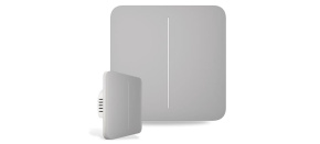 Ajax  SoloButton (2-gang) - Samostatné dvou tlačítko pro LightSwitch, mlhová