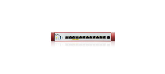 Zyxel USG FLEX500 H Series, User-definable ports with 2*2.5G, 2*2.5G( PoE+) & 8*1G, 1*USB (device only)