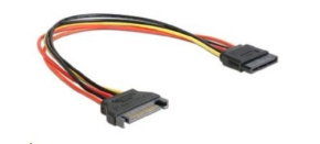 GEMBIRD Kabel SATA prodlužka napájení, 30cm