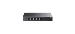 TP-Link switch TL-SG1005P-PD (5xGbE,4xPoE+,1xPoE-in,PoE++,90W, fanless)