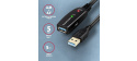 AXAGON ADR-305, USB 3.2 Gen 1 A-M -> A-F aktivní prodlužovací / repeater kabel, 5m