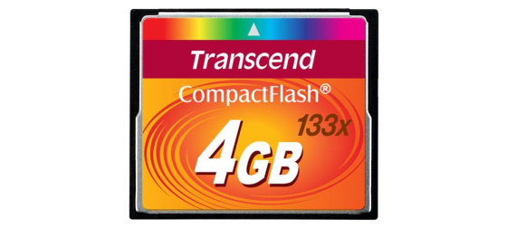 TRANSCEND Compact Flash 4GB (133x)