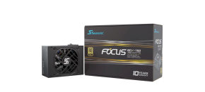 SEASONIC zdroj 750W Focus SGX 750, 120mm, Plně modulární, 80+ Gold, černá