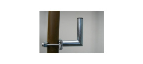 Držák antény na stožár, galvanický zinek, délka 15cm