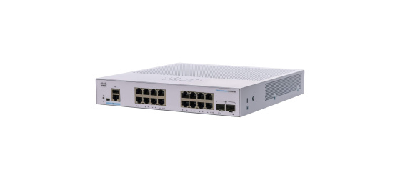 Cisco CBS350-16T-E-2G-EU – Řízený gigabitový switch pro firemní sítě (REFRESH)