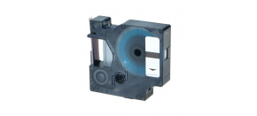 Xerox kompatibilní páska s DYMO 40918 S0720730, 9mm x 7m, černý tisk / žlutý podklad, D1 - ALLPRINT