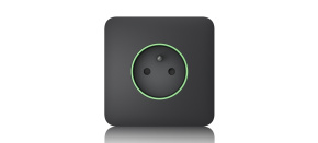 Ajax SoloCover (smart) - Samostatný kryt zásuvky, grafitová Ajax SoloCover (smart) - Samostatný kryt zásuvky, grafitová