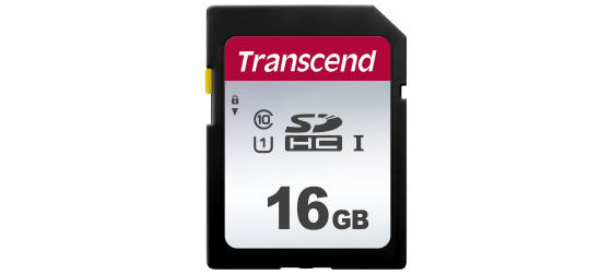 TRANSCEND SDHC karta 16GB 300S, UHS-I U1 (R:95/W:45 MB/s)