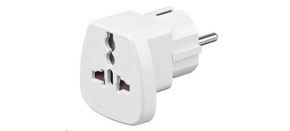 Goobay Univerzální cestovní adaptér pro zahraniční spotřebiče do CZ zásuvky IEC 320 C13 Goobay Univerzální cestovní adaptér pro zahraniční spotřebiče do CZ zásuvky IEC 320 C13