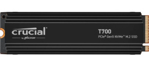 CRUCIAL SSD 4TB T700, M.2 2280, PCIe Gen5x4, R:12400/W:11800MB/s, Heatsink