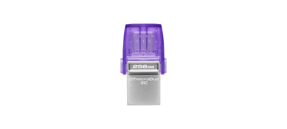 Kingston Flash Disk 256GB DataTraveler microDuo 3C 200MB/s dual USB-A + USB-C