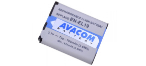 AVACOM Nikon EN-EL19 Li-ion 3.7V 620mAh 2.3Wh AVACOM Nikon EN-EL19 Li-ion 3.7V 620mAh 2.3Wh